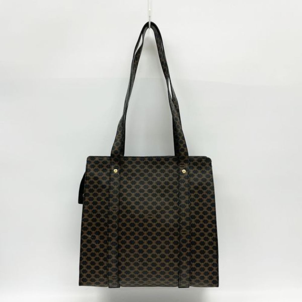 Celine Macadam Logo All Over Pattern Bag Black Br… - image 2